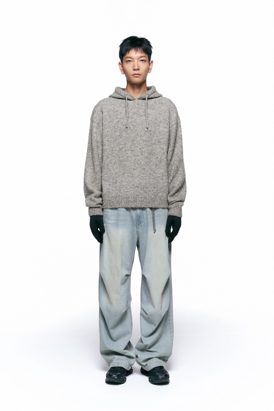 ニット・セーター IONSEOUL Mix Bookle Wool Knit BBZ183 INSILENCE